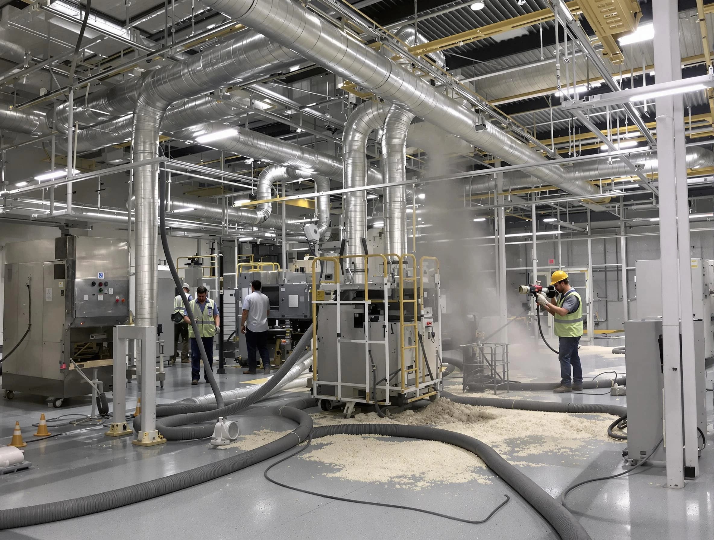 Heavy-duty industrial duct cleaning by Canonsburg Air Duct Cleaning in Canonsburg