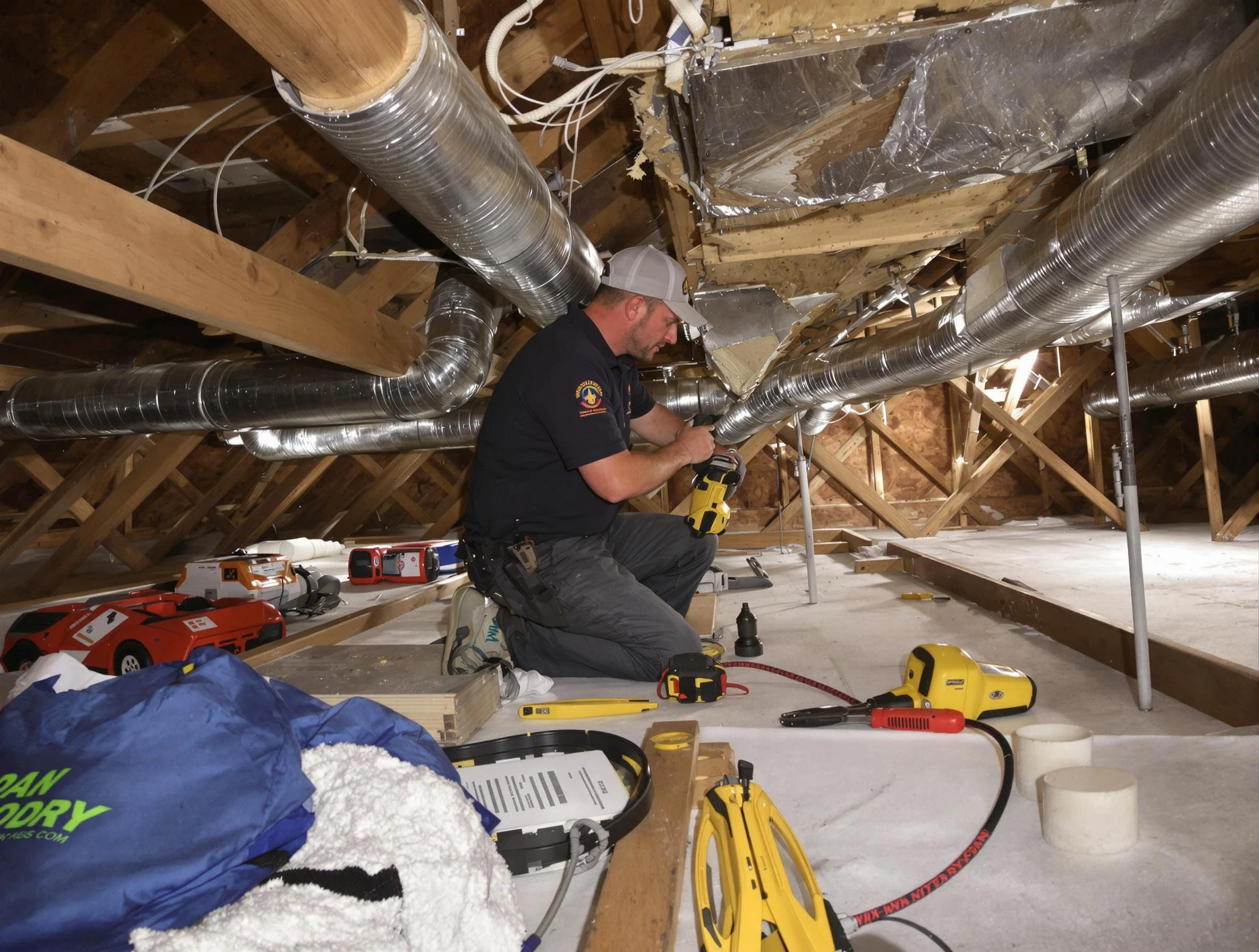 Professional air duct repair by Canonsburg Air Duct Cleaning in Canonsburg