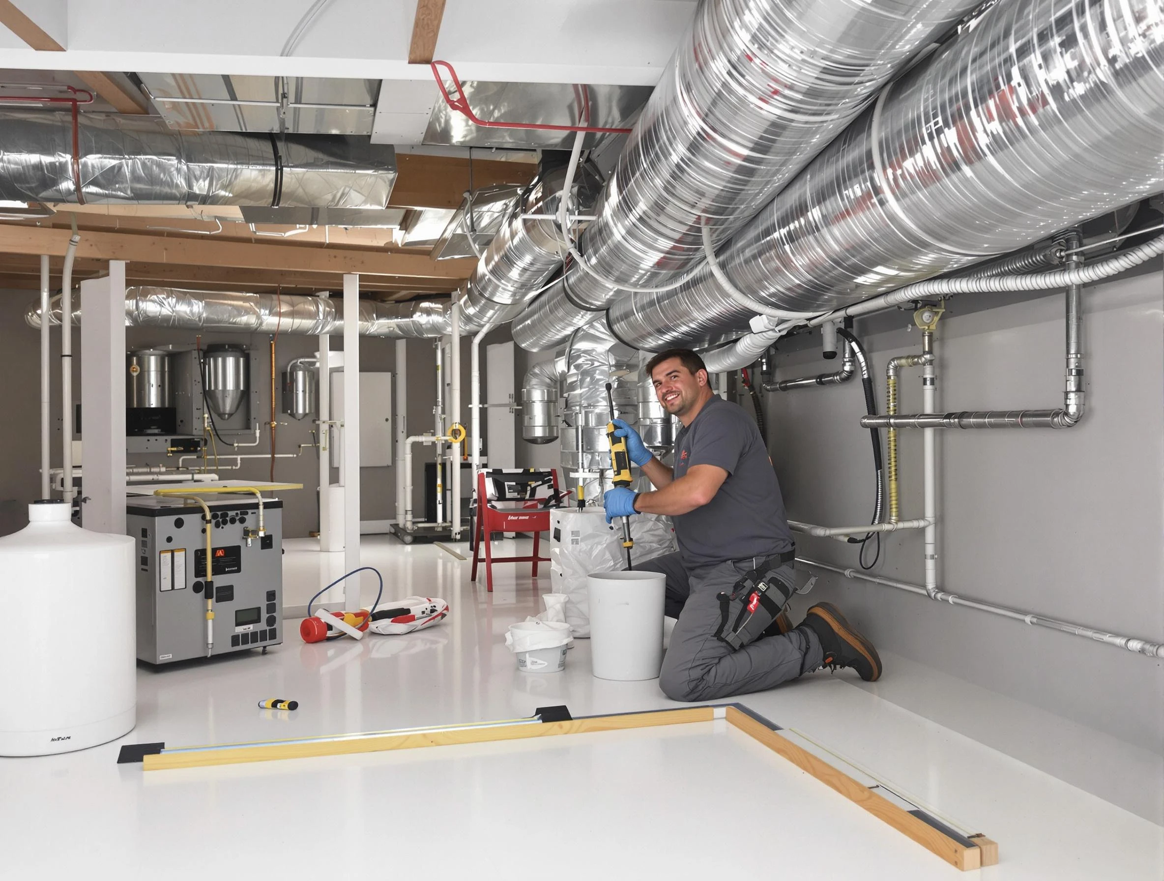 Professional duct sealing service by Canonsburg Air Duct Cleaning in Canonsburg