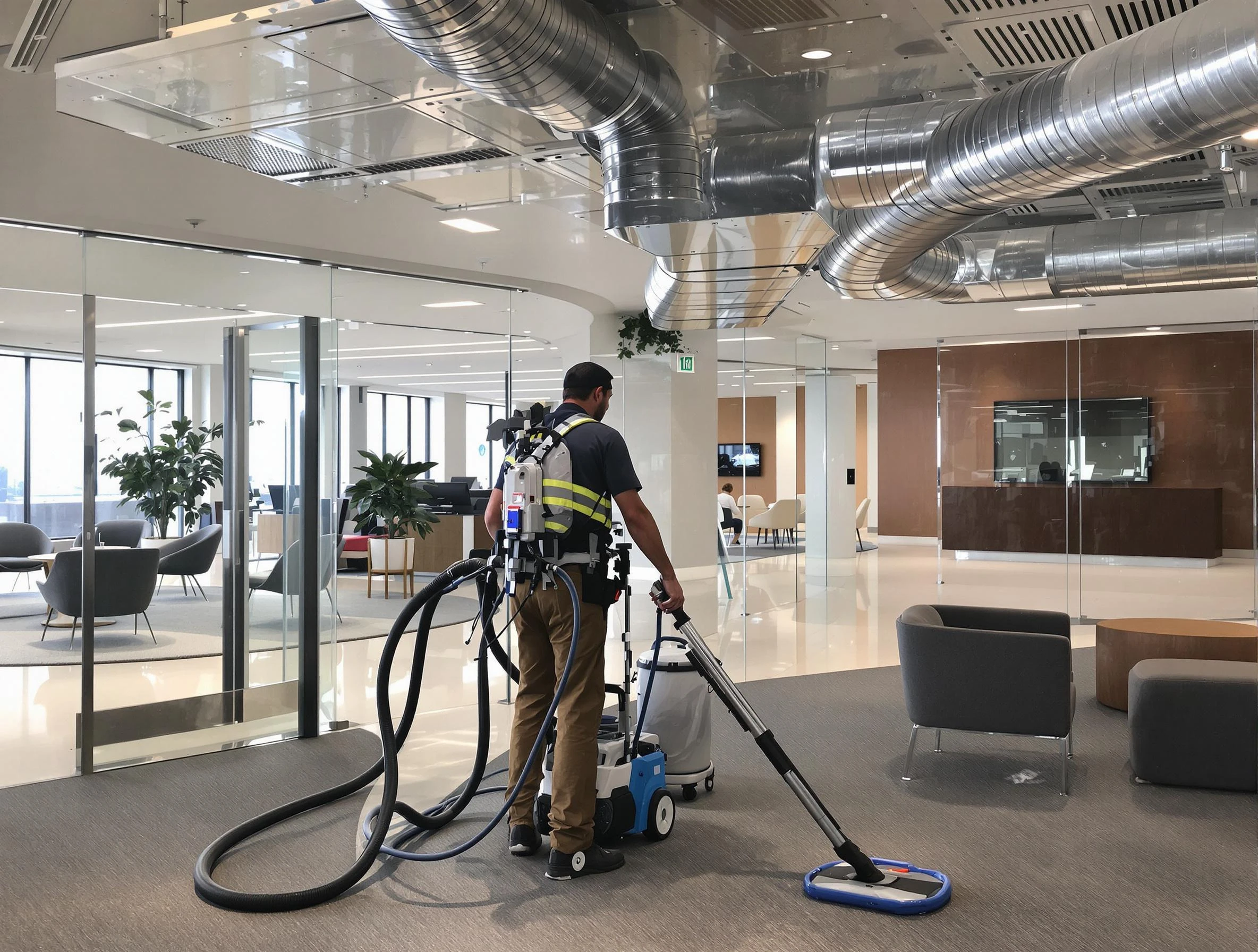 Commercial duct cleaning service by Canonsburg Air Duct Cleaning in Canonsburg