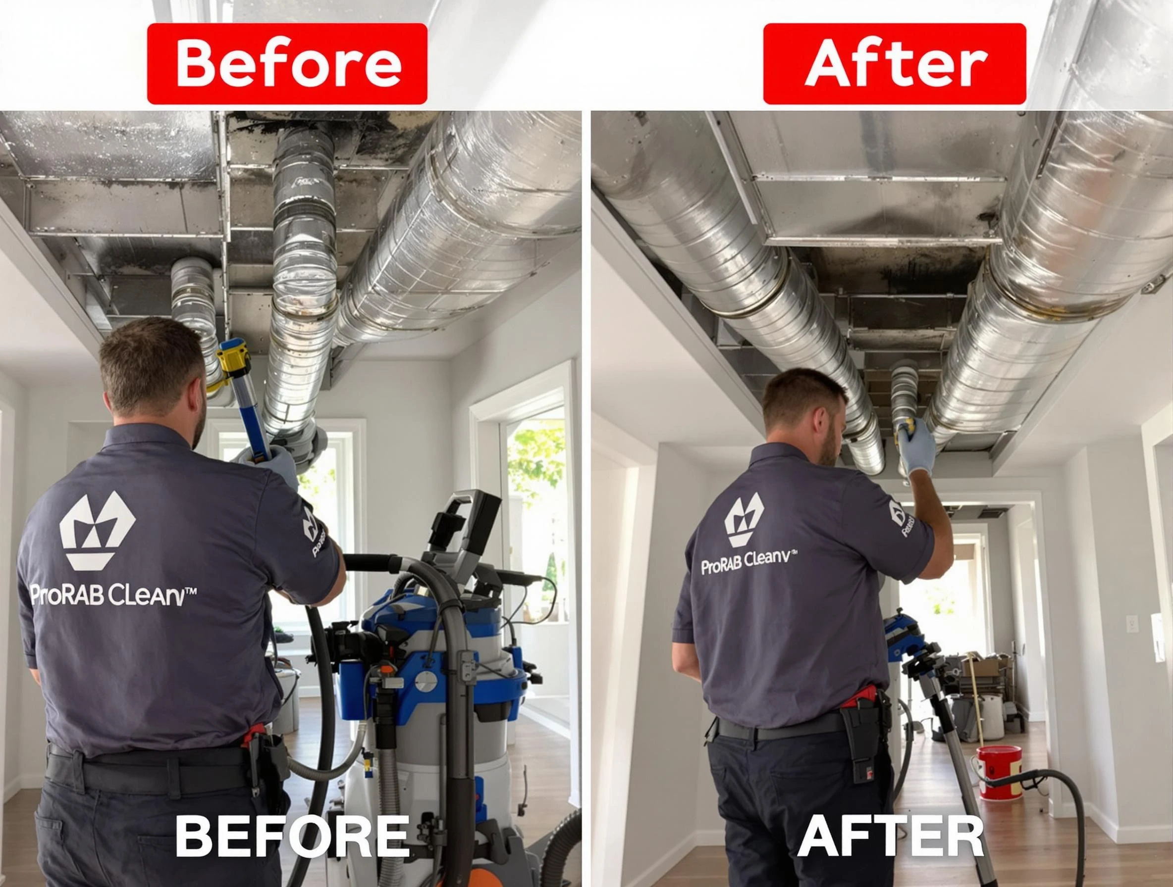 Canonsburg Air Duct Cleaning expert performing thorough residential duct cleaning in a Canonsburg home
